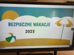 BEZPIECZNE WAKACJE